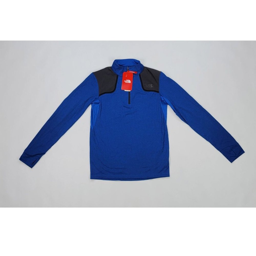 The North Face Kilowatt 1/4 Zip Pullover Base Layer Mens Small pin home damaged